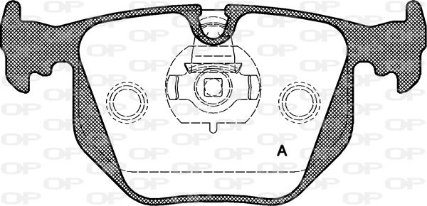 Open Parts BPA0381.30 - Bremžu uzliku kompl., Disku bremzes autodraugiem.lv