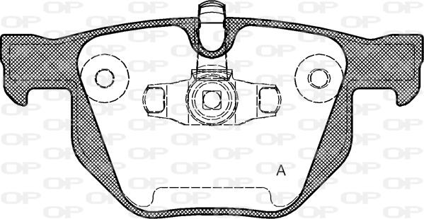 Open Parts BPA0381.70 - Bremžu uzliku kompl., Disku bremzes autodraugiem.lv