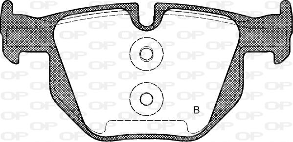 Open Parts BPA0381.70 - Bremžu uzliku kompl., Disku bremzes autodraugiem.lv