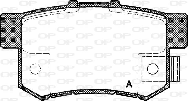 Open Parts BPA0325.12 - Bremžu uzliku kompl., Disku bremzes autodraugiem.lv