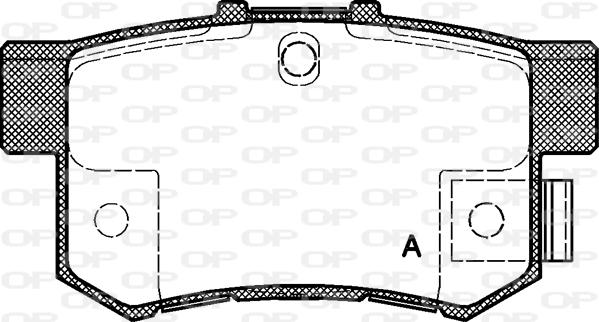 Open Parts BPA0325.32 - Bremžu uzliku kompl., Disku bremzes autodraugiem.lv