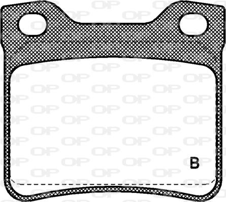Open Parts BPA0321.02 - Bremžu uzliku kompl., Disku bremzes autodraugiem.lv