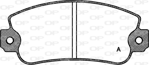 Open Parts BPA0372.30 - Bremžu uzliku kompl., Disku bremzes autodraugiem.lv