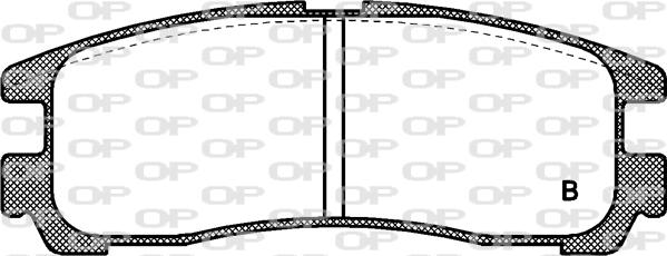 Open Parts BPA0291.02 - Bremžu uzliku kompl., Disku bremzes autodraugiem.lv