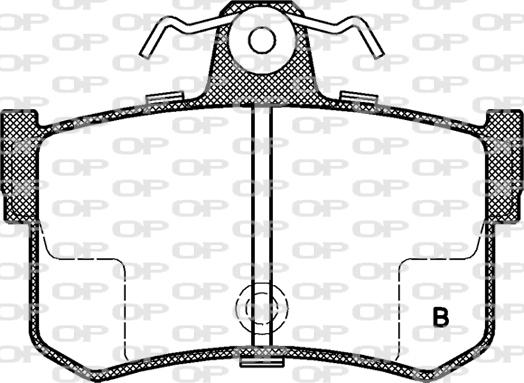 Open Parts BPA0251.12 - Bremžu uzliku kompl., Disku bremzes autodraugiem.lv