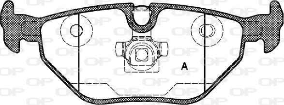 Open Parts BPA0265.40 - Bremžu uzliku kompl., Disku bremzes autodraugiem.lv