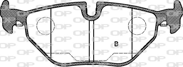 Open Parts BPA0265.15 - Bremžu uzliku kompl., Disku bremzes autodraugiem.lv
