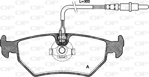 Open Parts BPA0265.32 - Bremžu uzliku kompl., Disku bremzes autodraugiem.lv