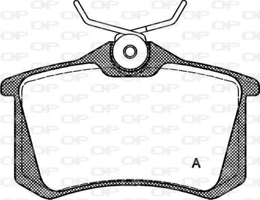 Open Parts BPA0263.10 - Bremžu uzliku kompl., Disku bremzes autodraugiem.lv