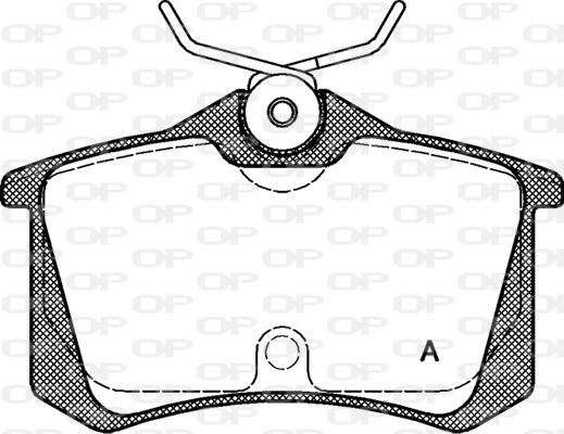 Open Parts BPA0263.20 - Bremžu uzliku kompl., Disku bremzes autodraugiem.lv