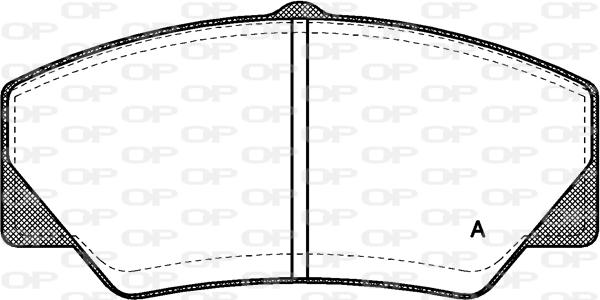 Open Parts BPA0206.00 - Bremžu uzliku kompl., Disku bremzes autodraugiem.lv