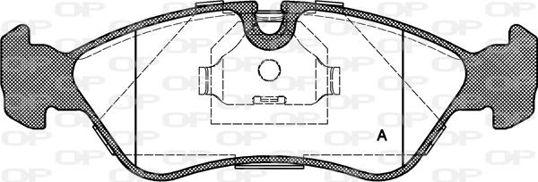Open Parts BPA0286.30 - Bremžu uzliku kompl., Disku bremzes autodraugiem.lv