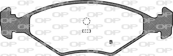 Open Parts BPA0281.02 - Bremžu uzliku kompl., Disku bremzes autodraugiem.lv