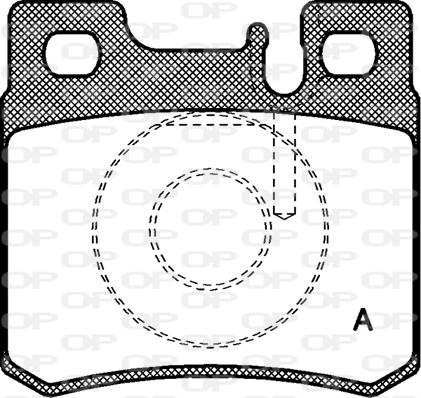 Open Parts BPA0282.20 - Bremžu uzliku kompl., Disku bremzes autodraugiem.lv