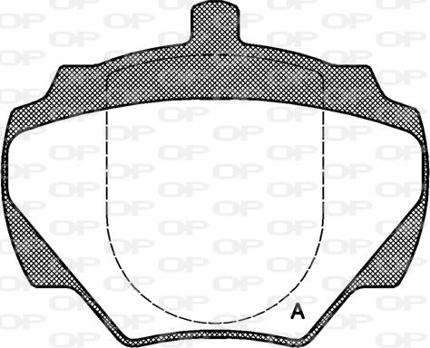 Open Parts BPA0222.00 - Bremžu uzliku kompl., Disku bremzes autodraugiem.lv