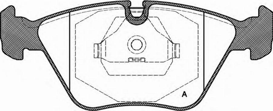 Open Parts BPA0270.00 - Bremžu uzliku kompl., Disku bremzes autodraugiem.lv