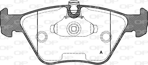 Open Parts BPA0270.25 - Bremžu uzliku kompl., Disku bremzes autodraugiem.lv