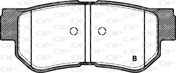 Open Parts BPA0746.02 - Bremžu uzliku kompl., Disku bremzes autodraugiem.lv