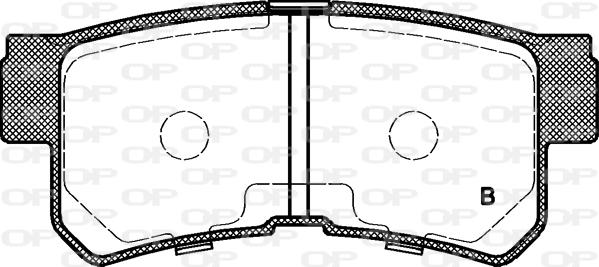 Open Parts BPA0746.22 - Bremžu uzliku kompl., Disku bremzes autodraugiem.lv