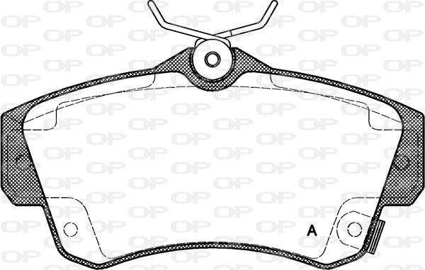 Open Parts BPA0753.02 - Bremžu uzliku kompl., Disku bremzes autodraugiem.lv