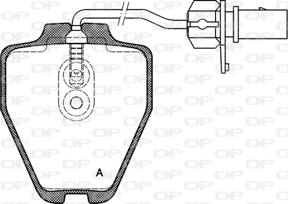 Open Parts BPA0752.02 - Bremžu uzliku kompl., Disku bremzes autodraugiem.lv