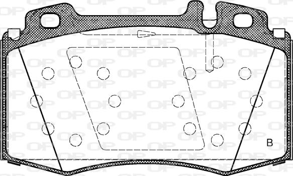 Open Parts BPA0769.02 - Bremžu uzliku kompl., Disku bremzes autodraugiem.lv