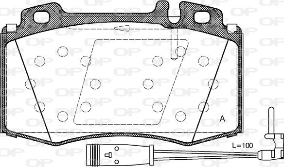 Open Parts BPA0769.02 - Bremžu uzliku kompl., Disku bremzes autodraugiem.lv