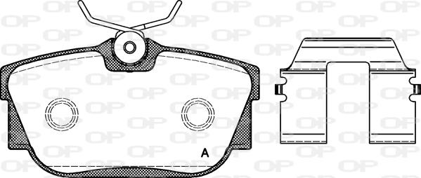 Open Parts BPA0767.10 - Bremžu uzliku kompl., Disku bremzes autodraugiem.lv