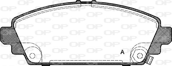 Open Parts BPA0700.02 - Bremžu uzliku kompl., Disku bremzes autodraugiem.lv
