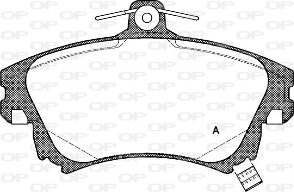 Open Parts BPA0708.02 - Bremžu uzliku kompl., Disku bremzes autodraugiem.lv