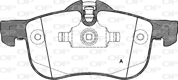 Open Parts BPA0719.00 - Bremžu uzliku kompl., Disku bremzes autodraugiem.lv