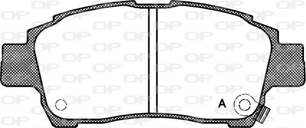Open Parts BPA0712.02 - Bremžu uzliku kompl., Disku bremzes autodraugiem.lv