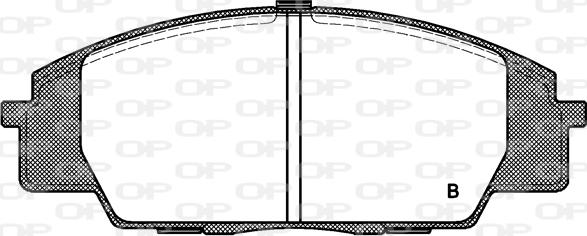 Open Parts BPA0735.02 - Bremžu uzliku kompl., Disku bremzes autodraugiem.lv