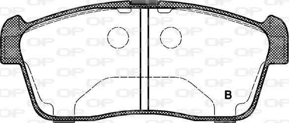 Open Parts BPA0724.02 - Bremžu uzliku kompl., Disku bremzes autodraugiem.lv