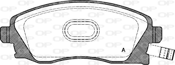 Open Parts BPA0774.12 - Bremžu uzliku kompl., Disku bremzes autodraugiem.lv