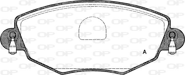 Open Parts BPA0776.00 - Bremžu uzliku kompl., Disku bremzes autodraugiem.lv