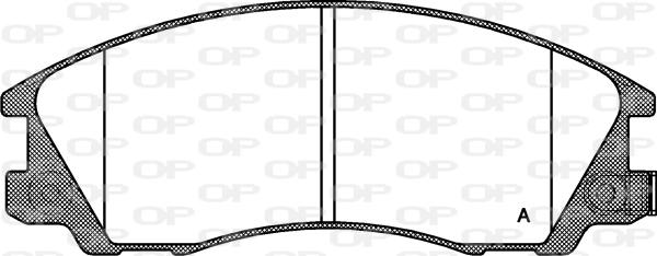 Open Parts BPA0771.32 - Bremžu uzliku kompl., Disku bremzes autodraugiem.lv