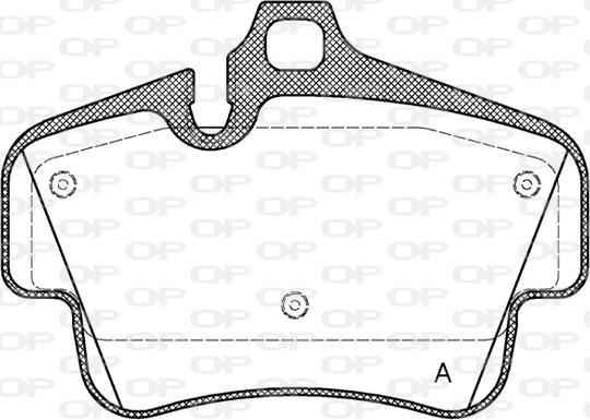 Open Parts BPA0773.30 - Bremžu uzliku kompl., Disku bremzes autodraugiem.lv
