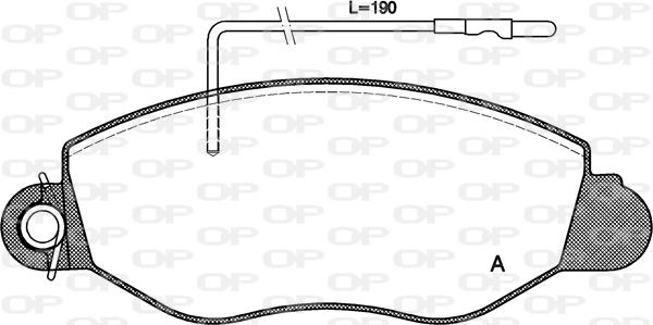 Open Parts BPA0772.22 - Bremžu uzliku kompl., Disku bremzes autodraugiem.lv