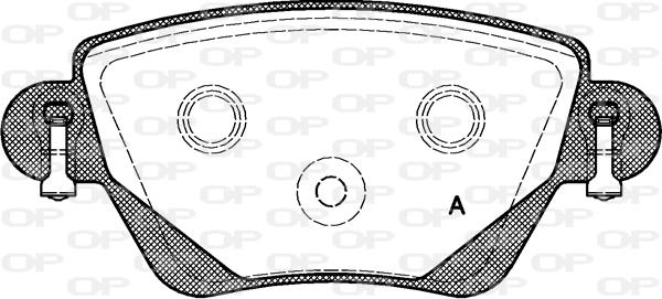 Open Parts BPA0777.00 - Bremžu uzliku kompl., Disku bremzes autodraugiem.lv