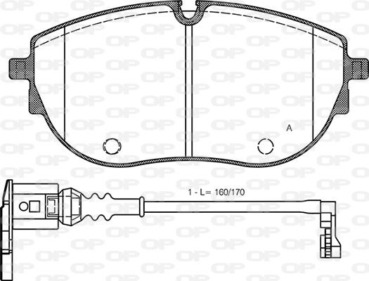 Open Parts BPA1919.01 - Bremžu uzliku kompl., Disku bremzes autodraugiem.lv