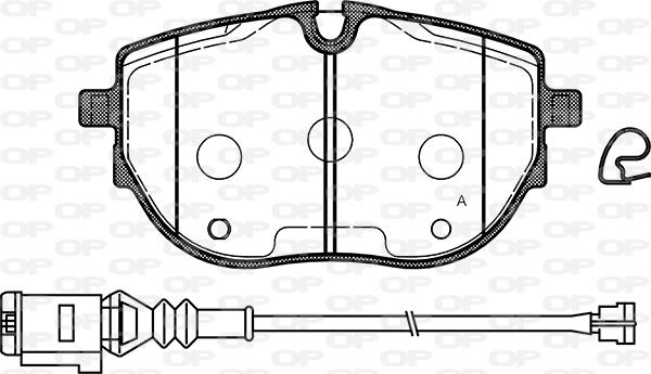 Open Parts BPA1920.01 - Bremžu uzliku kompl., Disku bremzes autodraugiem.lv