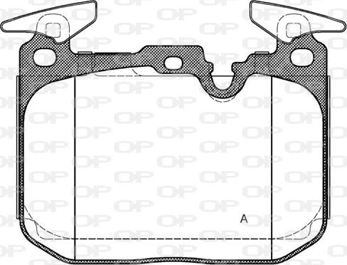 Open Parts BPA1491.10 - Bremžu uzliku kompl., Disku bremzes autodraugiem.lv