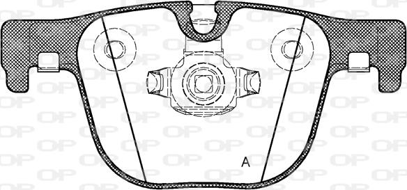 Open Parts BPA1493.00 - Bremžu uzliku kompl., Disku bremzes autodraugiem.lv