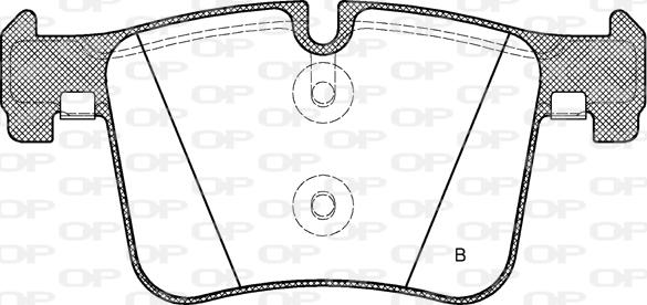 Open Parts BPA1457.00 - Bremžu uzliku kompl., Disku bremzes autodraugiem.lv