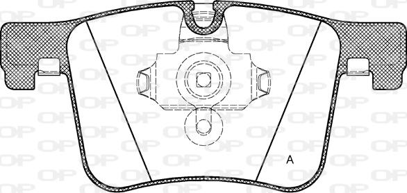 Open Parts BPA1457.00 - Bremžu uzliku kompl., Disku bremzes autodraugiem.lv