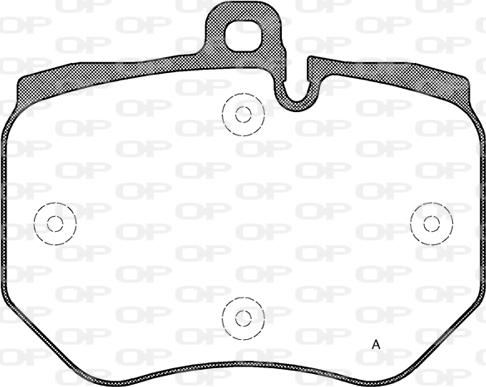 Open Parts BPA1400.00 - Bremžu uzliku kompl., Disku bremzes autodraugiem.lv