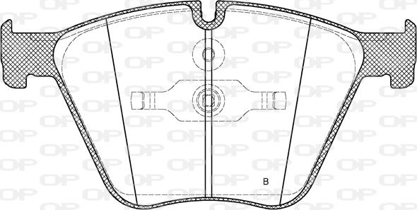 Open Parts BPA1419.00 - Bremžu uzliku kompl., Disku bremzes autodraugiem.lv