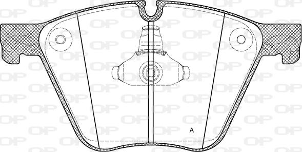 Open Parts BPA1419.00 - Bremžu uzliku kompl., Disku bremzes autodraugiem.lv