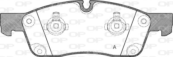 Open Parts BPA1430.10 - Bremžu uzliku kompl., Disku bremzes autodraugiem.lv